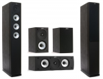 JAMO Zestaw Kolumn Kina domowego S 628 HCS Black Ash